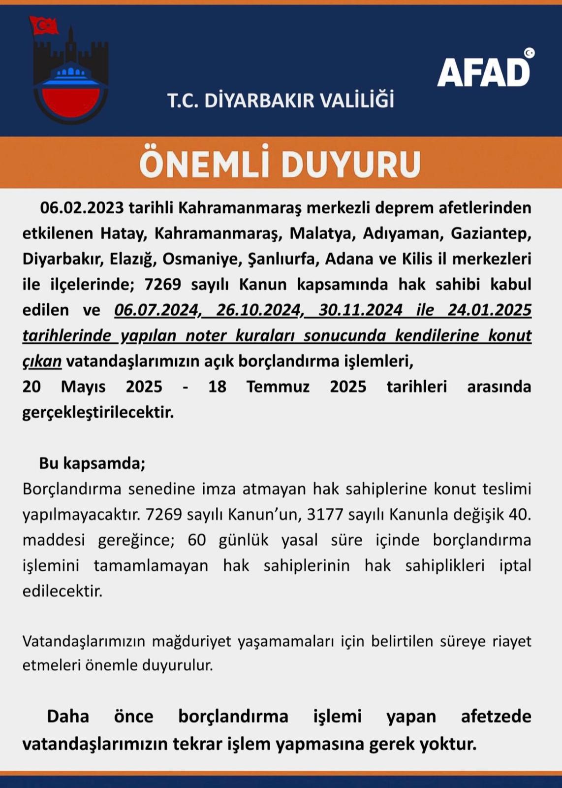 HAK SAHİPLİĞİ ÖNEMLİ DUYURU
